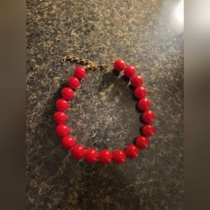 Red Candy Beaded Retro-style Necklace